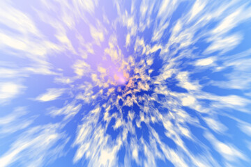 Obraz premium 3d background blue redial white rays