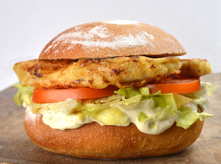 restte hamburger poulet