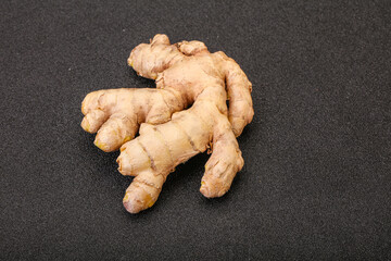 Natural organic raw ginger root