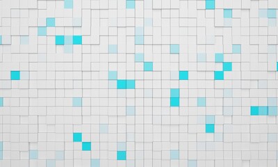 Square block structure background