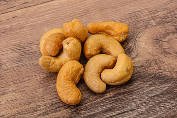 Natural organic Cashew nut heap