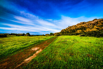 landscape in the mountains
