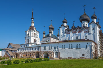 Fototapeta na wymiar Solovetsky Monastery, Russia