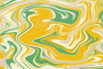Colourful fluid wavy distortion shape abstract background.