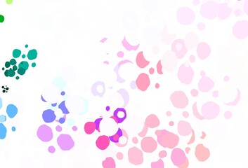 Light Multicolor vector texture with disks.