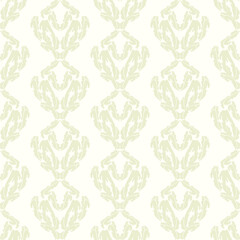 Fototapeta premium Baroque wallpaper. Seamless vector background . Damascus
