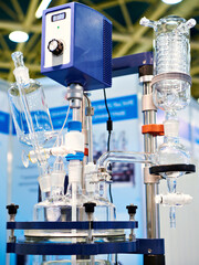 Laboratory chemical glass reactor