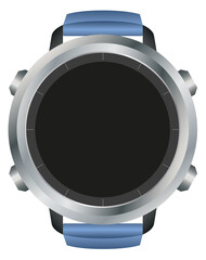 Smart watch display - front view