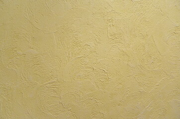 hand-made rough beige decorative putty for interior design.