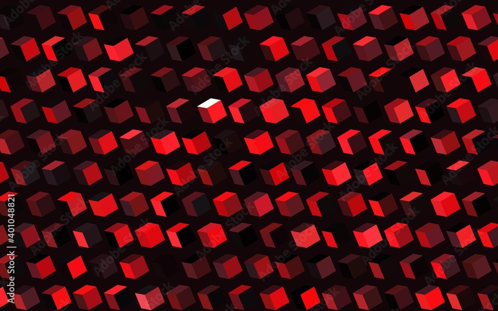 Wall mural Dark Red vector background in polygonal style.