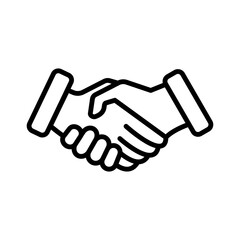 handshake icon vector illustration design