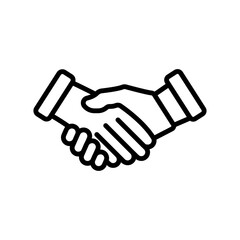 handshake icon vector illustration design