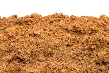 Coconut substrate background.