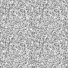 Vector silver sequins seamless pattern. Abstract repeating background. Glitter texture. Shimmering print for designs, holiday decor, postcards, weddings.