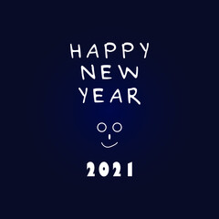 Happy New Year 2021 Celebration vector