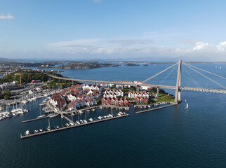 Stavanger harbour and marina, Stavanger, Rogaland, Norway