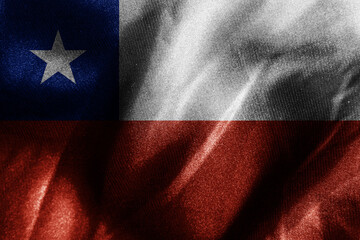 Abstract smooth silk background with the country flag