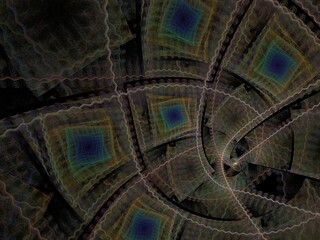 Imaginatory fractal background Image