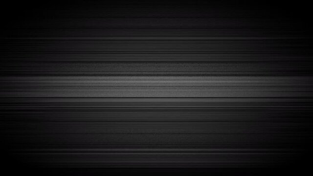 Glitchy lined screen background with static noise and banding, glitch effect animation with a dark vignette
