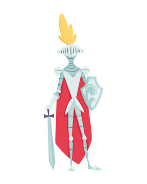 recommend clip art: Medieval kingdom character of middle ages historic period Illustrations. Knight in armor