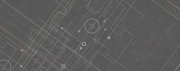 Quantum processing. Deep learning artificial intelligence. Future new technology  for business or science presentation