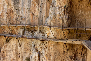 Hiking in the El Chorro Mountains / Camino del rey