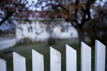 white picket fence