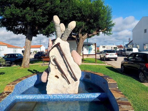 Beautiful Architecture in Rogil at the Vicentina coast of Portugal