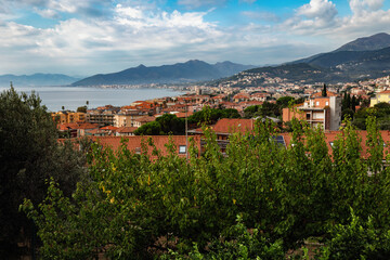 Fototapeta na wymiar Panoramica da Borgio Verezzi