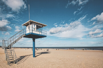 Rettungsturm am Ostseestrand