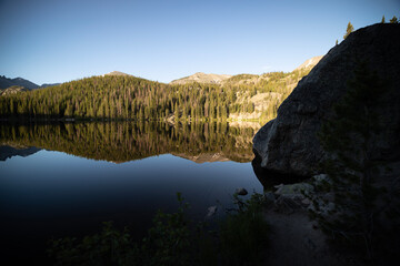 reflection in the water