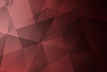 Light Pink, Red vector abstract mosaic backdrop.