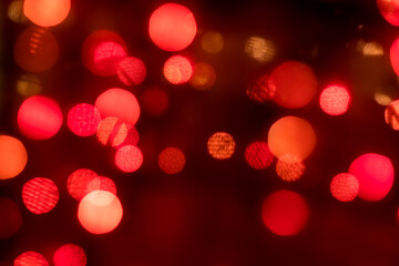 red christmas lights background