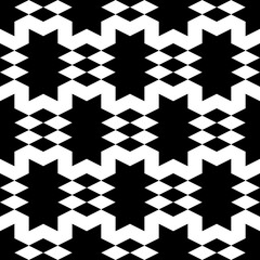 Seamless pattern. Rhombuses, figures ornament. Geometrical backdrop. Simple shapes background. Geometric wallpaper. Polygons motif. Digital paper, textile print, web design, abstract. Vector artwork.