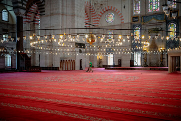 Lustre dans mosquée