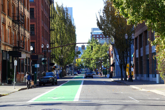 The streets of Portland: SW Harvey Milk Street