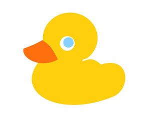 アヒルのおもちゃ(黄青)