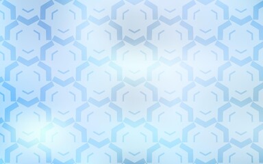 Light BLUE vector background with bent lines. Modern gradient abstract illustration with bandy lines. Abstract design for your web site.