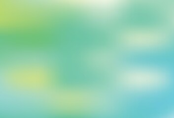 Light Green vector abstract blurred background.