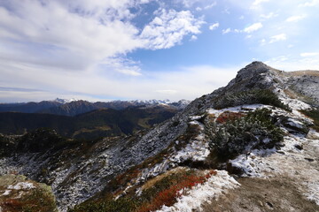 Mountain panorama above the Reiteralm