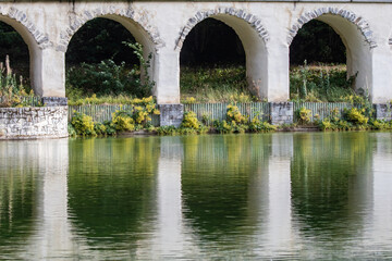 bridge in the park in France, Briancon