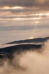 View from the top of Śnieżka