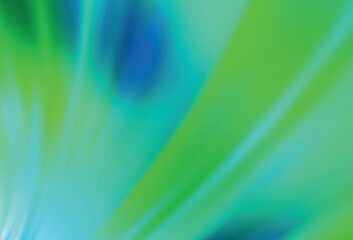 Light Green vector abstract blurred background.