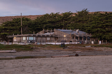 Visitor Center at Drakes Beach in Point Reyes.