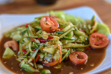 thai noodle soup with shrimp