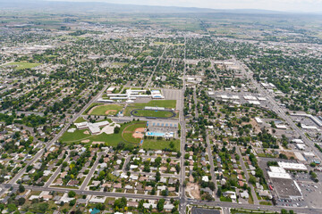 Aerial photo of Twin Falls Idaho