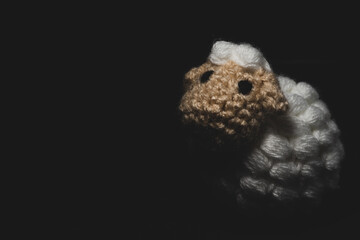 Amigurumi Sheep crocheted or knitted stuffed toy