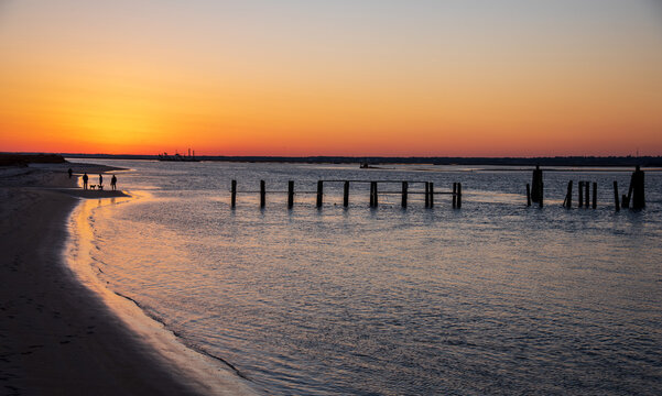 Sunset on Topsail Island © Penny Britt