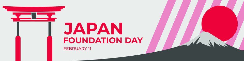 Japan Foundation Banner minimalist designs 