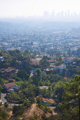 Fototapeta na wymiar Water Shortages - Air Pollution - LA and Smog